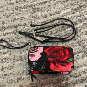 Vera Bradley Wristlet With Crossbody Strap